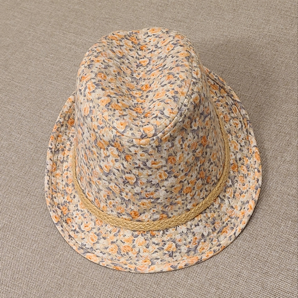 Forever 21 Floral Fedora Hat